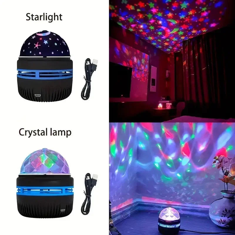 1pc Ocean Wave Projector With 7-Colors Patterns