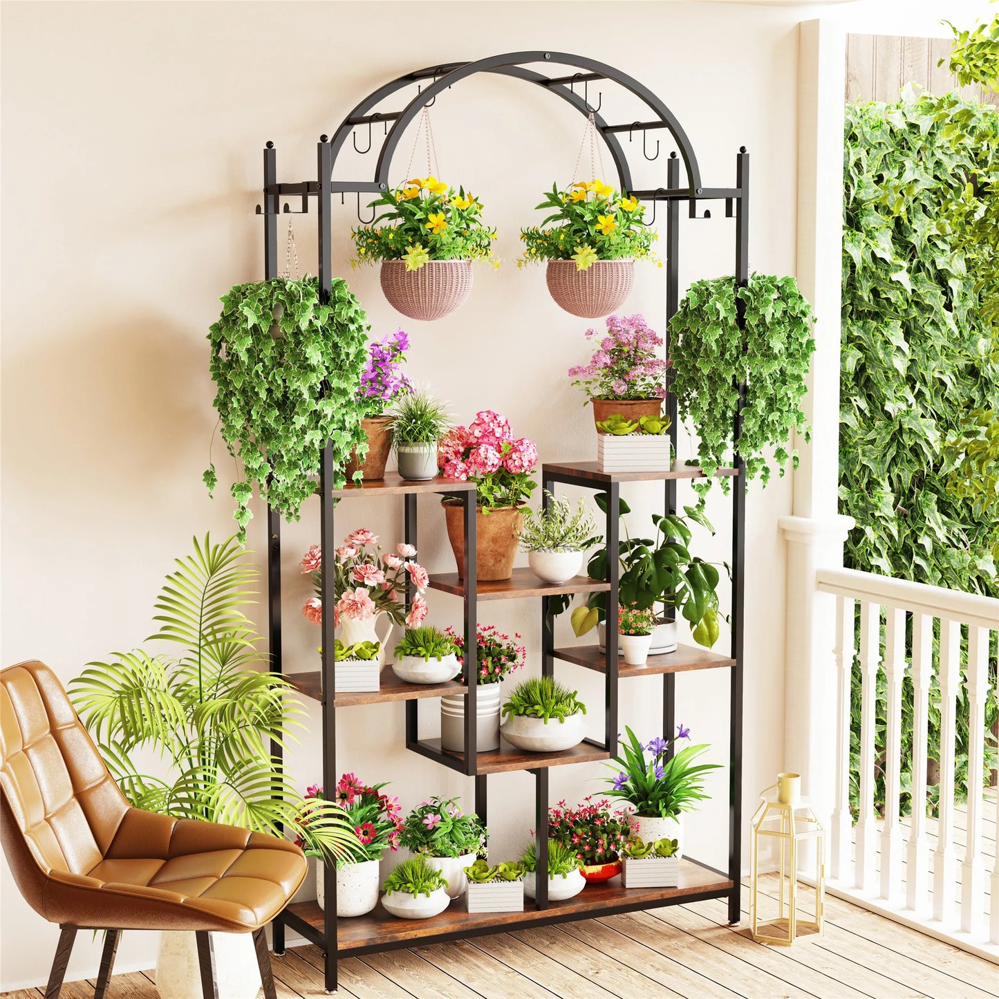 5-Tier Tall Indoor Plant Stand