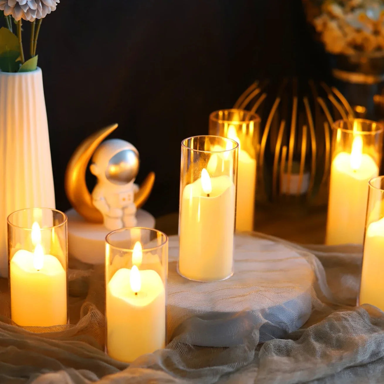 6Pcs Led Flameless Electric Candles