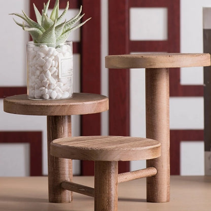 3 Tiered Plant Wooden Holder