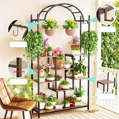 5-Tier Tall Indoor Plant Stand